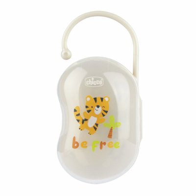 CHICCO Schnulleretui doppelt Easy Box neutral - Tiger