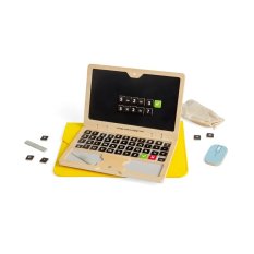 Bigjigs Toys Drevený magnetický notebook