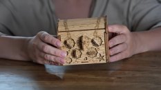 EscapeWelt Puzzle din lemn Cufărul piratului
