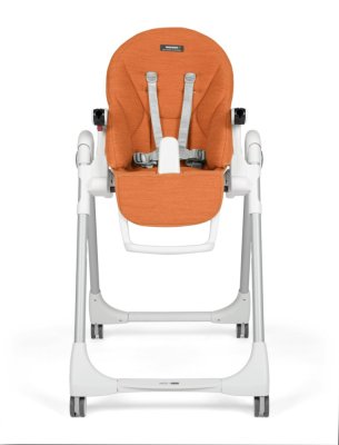 PEG PÉREGO Esszimmerstuhl Prima Pappa Follow Me Wonder Orange 2022 + gratis Bar