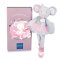 Doudou Zestaw prezentowy - Pluszowa zabawka myszka szara balerina 30 cm