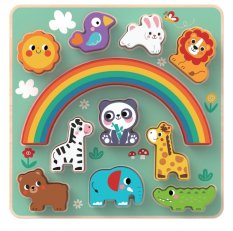 2Kids Toys Puzzle de echilibru cu animale 2 în 1
