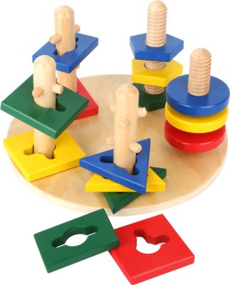 small foot Labirinto motorio forme geometriche Torre motoria 3D