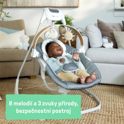 INGENUITY Leagăn muzical balansoar Parker™ 0l+, până la 9 kg