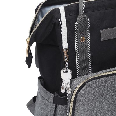 BABYONO Sac à langer/sac à dos Oslo Style noir
