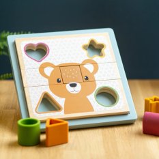 Puzzle cu activități Bigjigs Toys