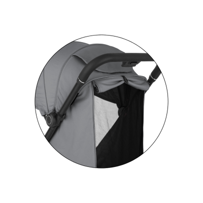 PETITE&MARS Kočárek sportovní Zip Smoky Anthracite
