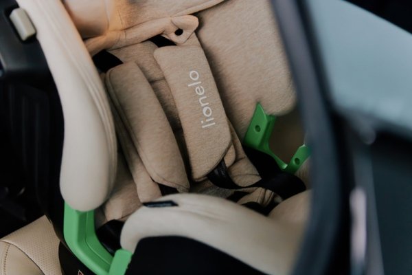 LIONELO Harmony i-Size Car Seat (40-150 cm) Grey Graphite Leather