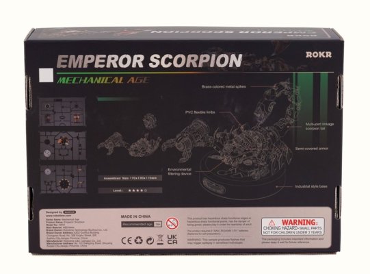 RoboTime Puzzle mécanique 3D Scorpion empereur