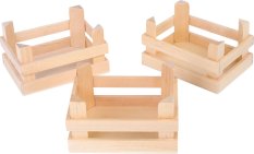 small foot Set Kleine Lebensmittelkiste 3 Stk.