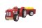 Tidlo Tracteur en bois avec remorque