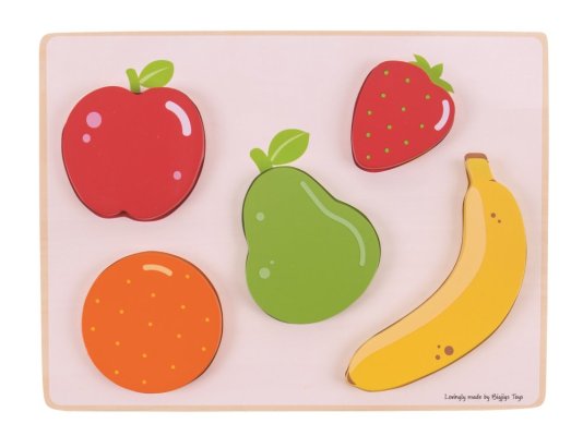 Bigjigs Toys Steckpuzzle Obst