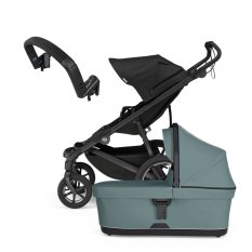 THULE Stroller Urban Glide 4-pyöräinen musta/keskisininen setti M