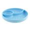 CHICCO Assiette en silicone, bleu-vert 12m+