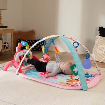 BABY EINSTEIN Spieldecke mit Aktivitäten 4-in-1 Kickin' Tunes™ Jellyfish Jamboree™ 0m+