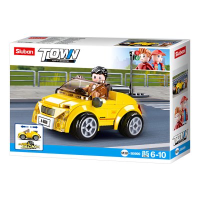 Sluban Town M38-B0900 Cabriolet Jaune