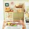 Puzzle 3D en bois RoboTime - Miniature de maison de poupée - Salle à manger confortable