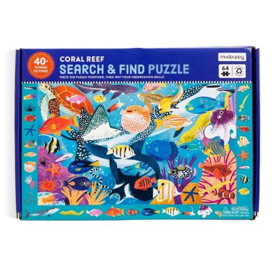 Mudpuppy Puzzle Coral Reef 64 pieces