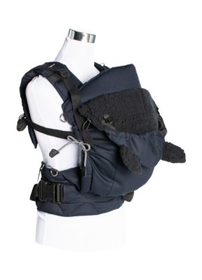 Monkey Mum® Izolirana kapuca za prenosni voziček Carrie - Silver Dark