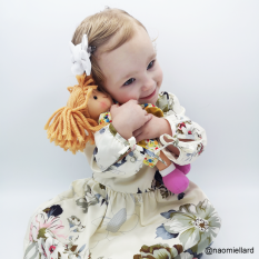 Bigjigs Toys Poupée en tissu Daisy 28 cm