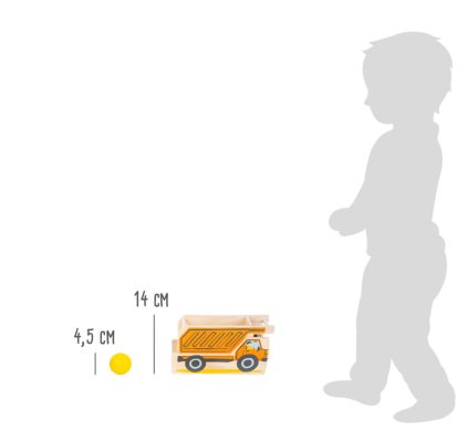 small foot Pista de Bolas Máquinas de Construção 10 peças
