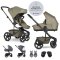 EASYWALKER Set XL Kombikinderwagen Harvey NXT mit Zubehör Moss Green