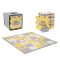 KINDERKRAFT Schaumstoff-Puzzlematte Luno Shapes 185 x 165 cm Gelb, 30 Stück, Premium