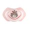 CANPOL BABIES Set symmetrischer Silikon-Schnuller 18m+ Bonjour Paris rosa