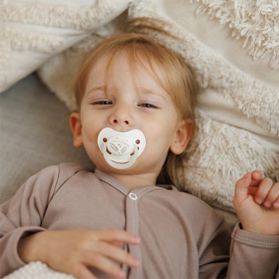 BABYONO Smoczki silikonowe anatomiczne 18m+, 2 szt.