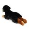 Rappa Chien en peluche Rottweiler couché 39 cm ECO-FRIENDLY