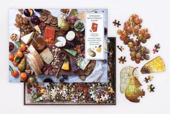 Galison Puzzle Käse-Verkostungsbrett 1000 Teile