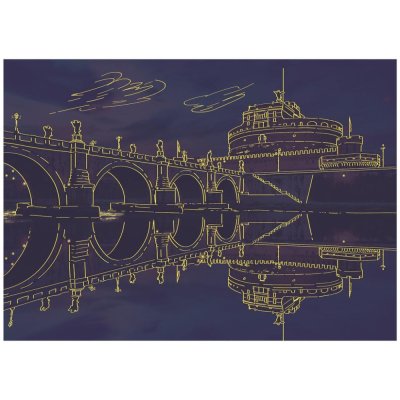 Dino Puzzle neon Castello degli Angeli 1000 pezzi