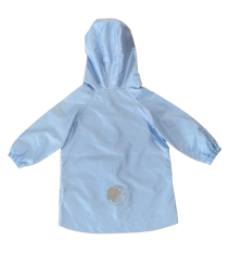 Monkey Mum® nylon jas met raglanmouwen - Lichtblauw