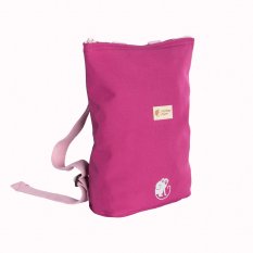 Monkey Mum® Softshell Baby Backpack - Juicy Raspberry