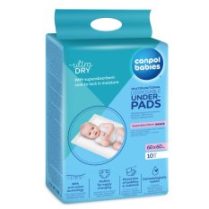 CANPOL BABIES Multifunctional hygienic pads 60x60 cm 10 pcs