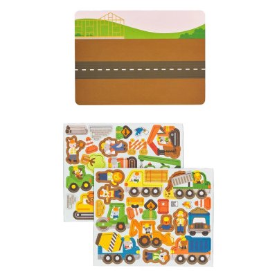 Petit Collage Magnettafel Baustelle
