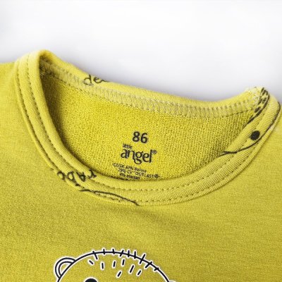 Maglietta scivolo DR immagine STAMPA Outlast® - giallo-verde/animaletti giallo-verdi