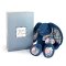 Doudou Histoire d'Ours Ami en peluche Lapin bleu 25 cm
