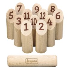 Jeujura MÖLKKY Holz-Wurfspiel Finnische Kegel