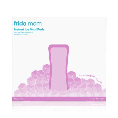 FRIDA MOM Tampoane absorbante de răcire Ice Maxi + Chiloți postpartum de unică folosință