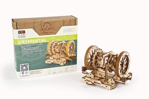 Ugears 3D Holzmechanik Puzzle STEM-Bausatz Differential