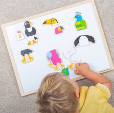 Bigjigs Toys Magnesy ptasi przyjaciele
