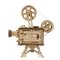 RoboTime Rompecabezas mecánico de madera 3D Proyector de película