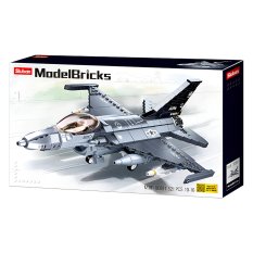 Sluban Modellbausteine M38-B0891 F-16 Falcon Jagdflugzeug