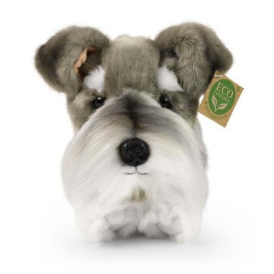 Rappa Plüschhund Schnauzer liegend 28 cm ECO-FRIENDLY