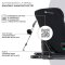 KINDERKRAFT Bilbarnstol Oneto3 i-Size 76-150cm + Isofix Grafitsvart