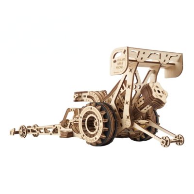 Ugears 3D Holzmechanik Puzzle Rennwagen (Dragster)