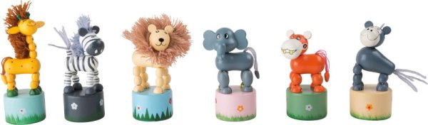 small foot Set med klämvänliga djur Afrika 6 st