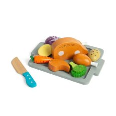 Bigjigs Toys Set Pollo arrosto con verdure