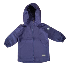 Monkey Mum® Nylon-Jacke mit Raglanärmeln – Dunkelviolett